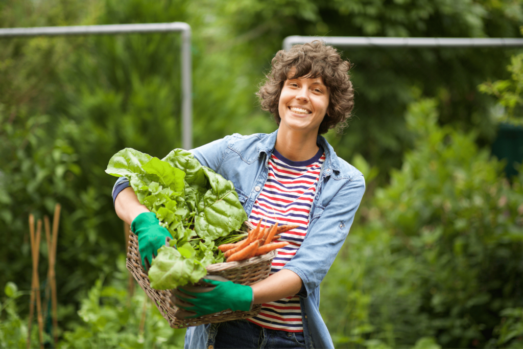 organic farm backyard gardens